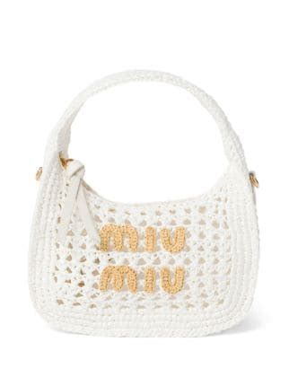 bolsa de croche miu miu|Miu Miu .